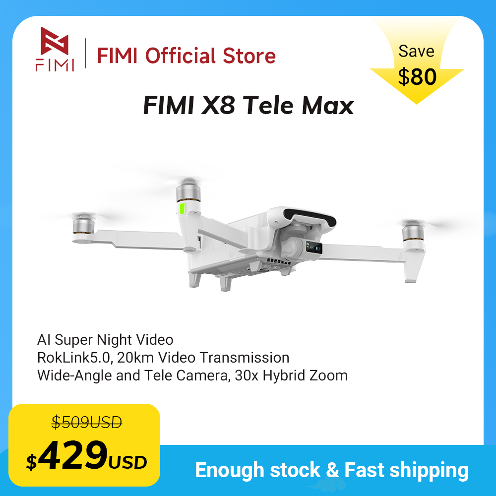 Drone Camera Wide Angle - โดรน FIMI X8 Tele Max รุ่นใหม่