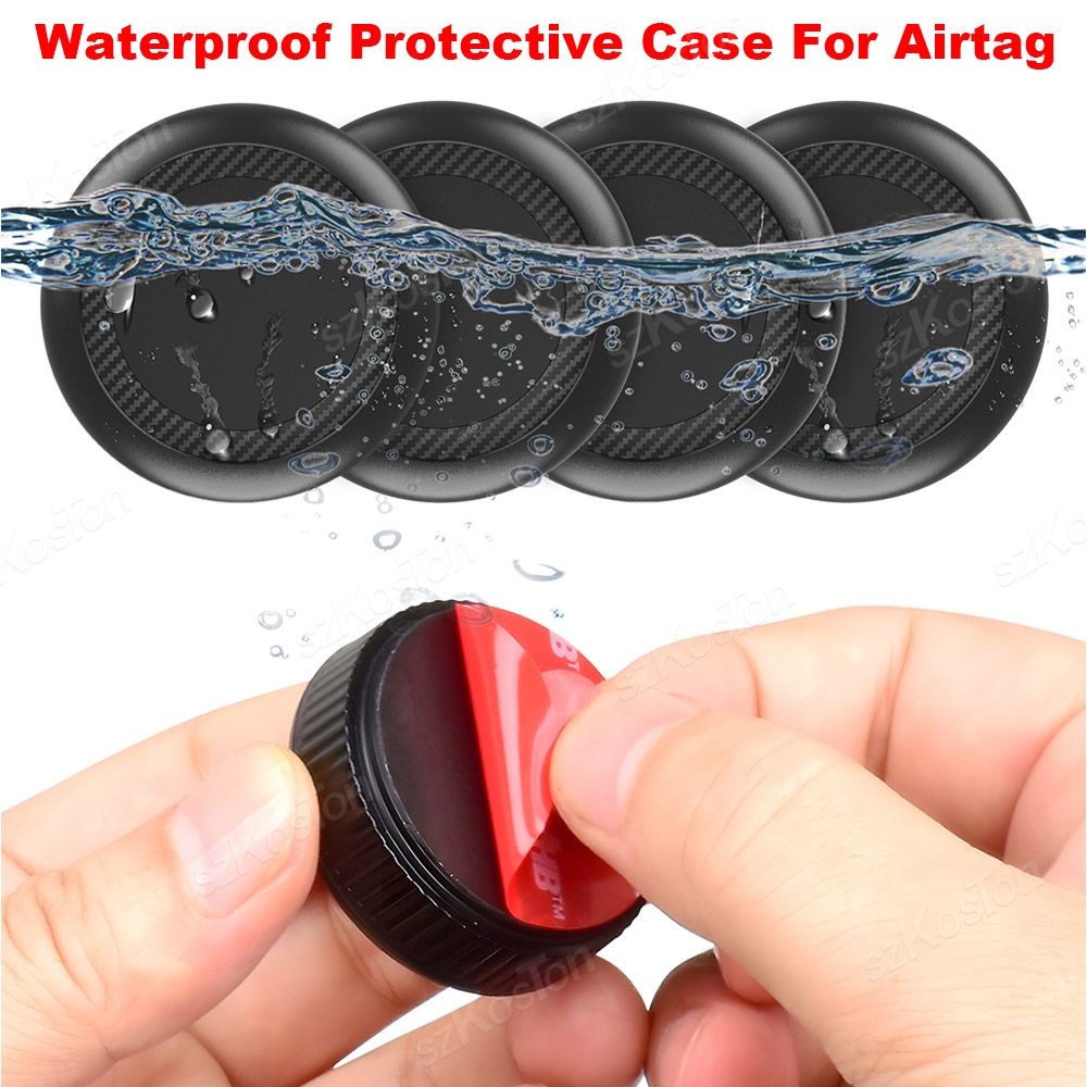 Drone Camera Case - เคสกันน้ำสำหรับ AirTag พร้อมสติกเกอร์กาวสำหรับ Apple AirTag ใช้ได้กับจักรยาน
