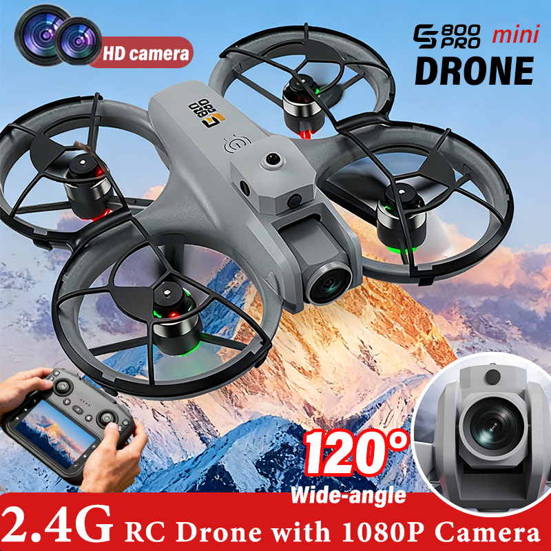 Drone Camera Vlog - โดรนรุ่นใหม่ ES800PRO ปี 2026 หน้าจอควบคุม 2.4
