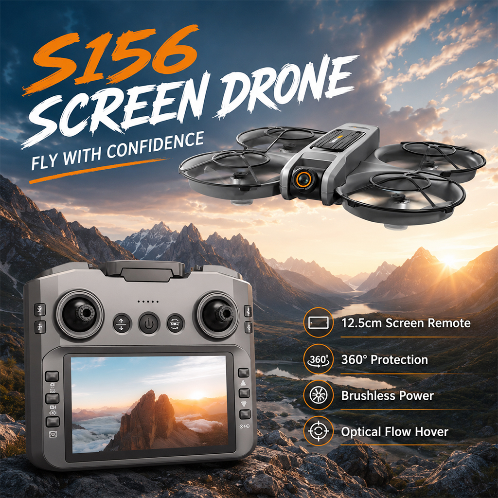 Drone Camera Mount - โดรน ZNLYRION S156 RC 8K กล้องคู่