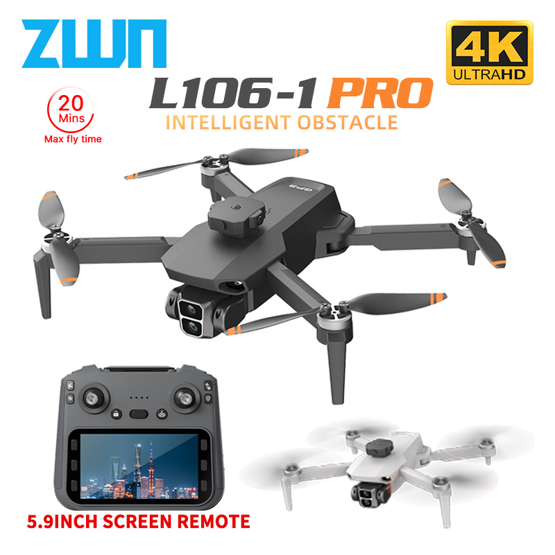 Drone Camera 4K - L106-1PRO GPS Professional Drone 4K HD