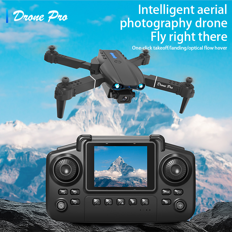 Drone Camera Mount - E99 Airหน้าจอควบคุมDrone Professionalกว้างRC Dron HD 4Kกล้องพับเฮลิคอปเตอร์เครื่องบินQuadcopter