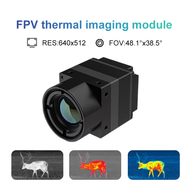 Drone Camera Thermal - กล้องถ่ายภาพความร้อน FPV แบบ CVBS Interface 256/384/640