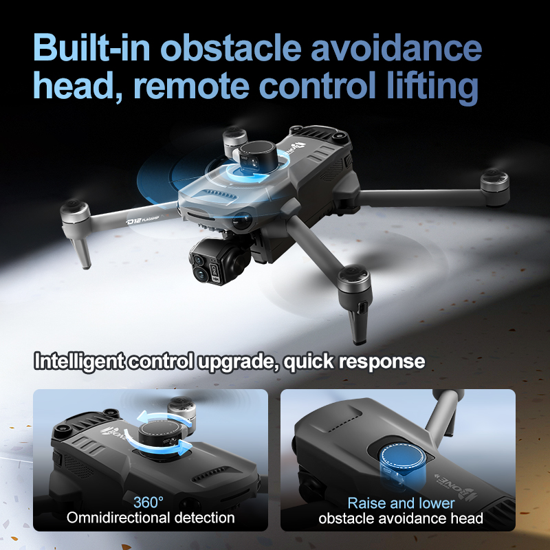 โดรนควอดคอปเตอร์ 8K 3 แกนกันสั - Drone Camera Night Vision บทวิจารณ์และราคา