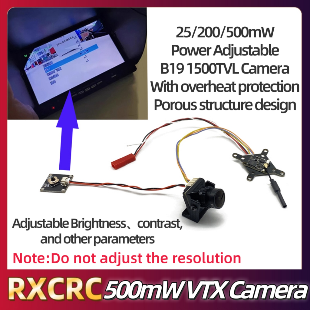 โมดูล RXCRC FPV 5.8G 48CH 500m - Drone Camera Lens บทวิจารณ์และราคา