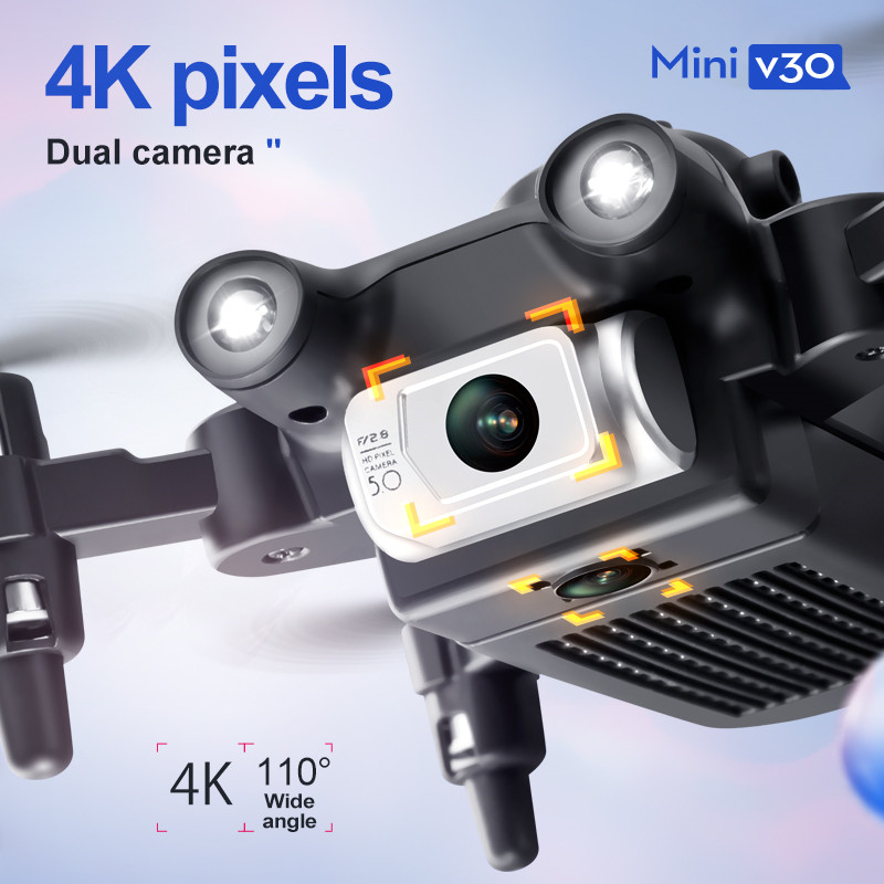 Mini V30 WiFi FPV Drone 4K HD  - Drone Camera Night Vision บทวิจารณ์และราคา