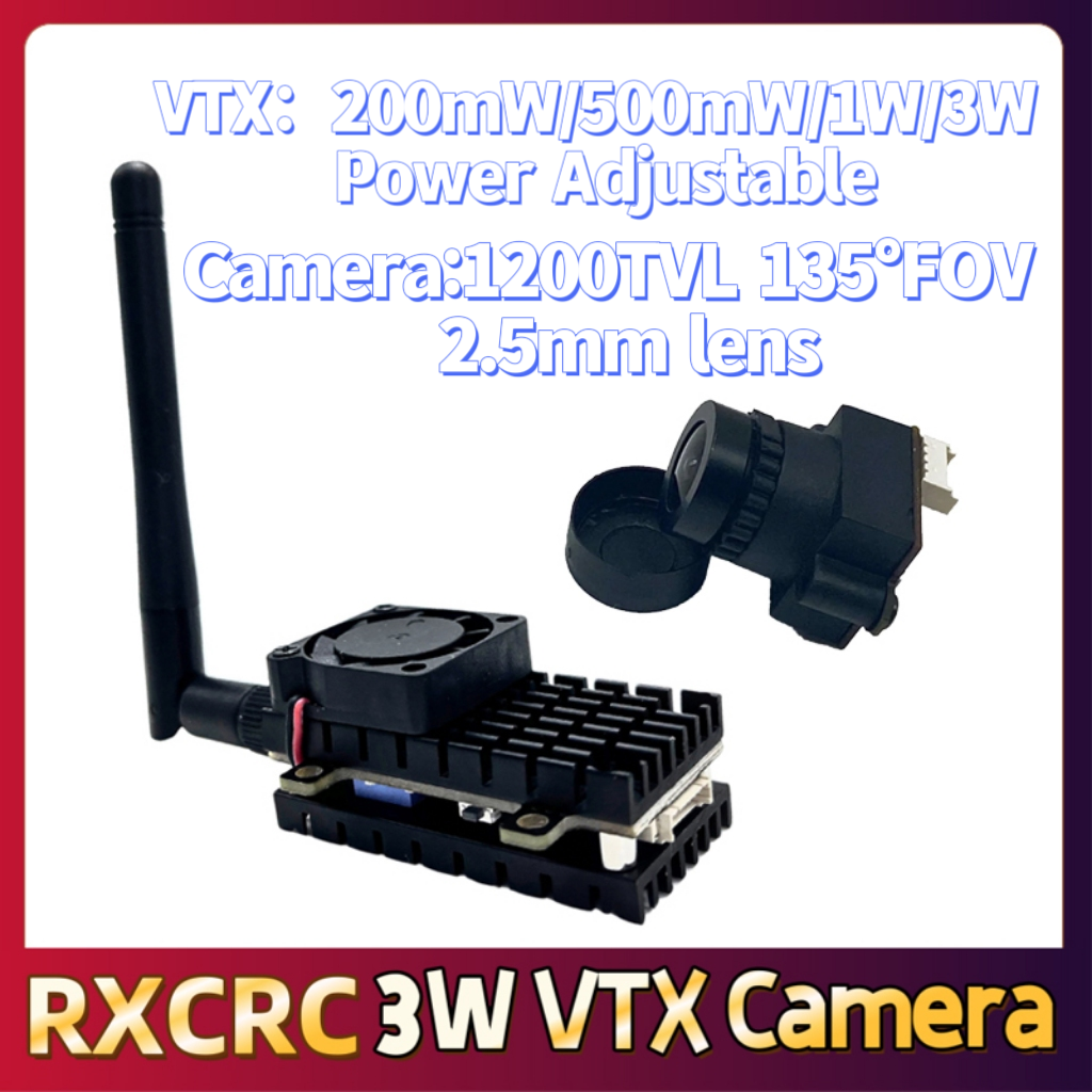 RXCRC 5.8G 3W เครื่องส่งสัญญาณ - Drone Camera Lens บทวิจารณ์และราคา