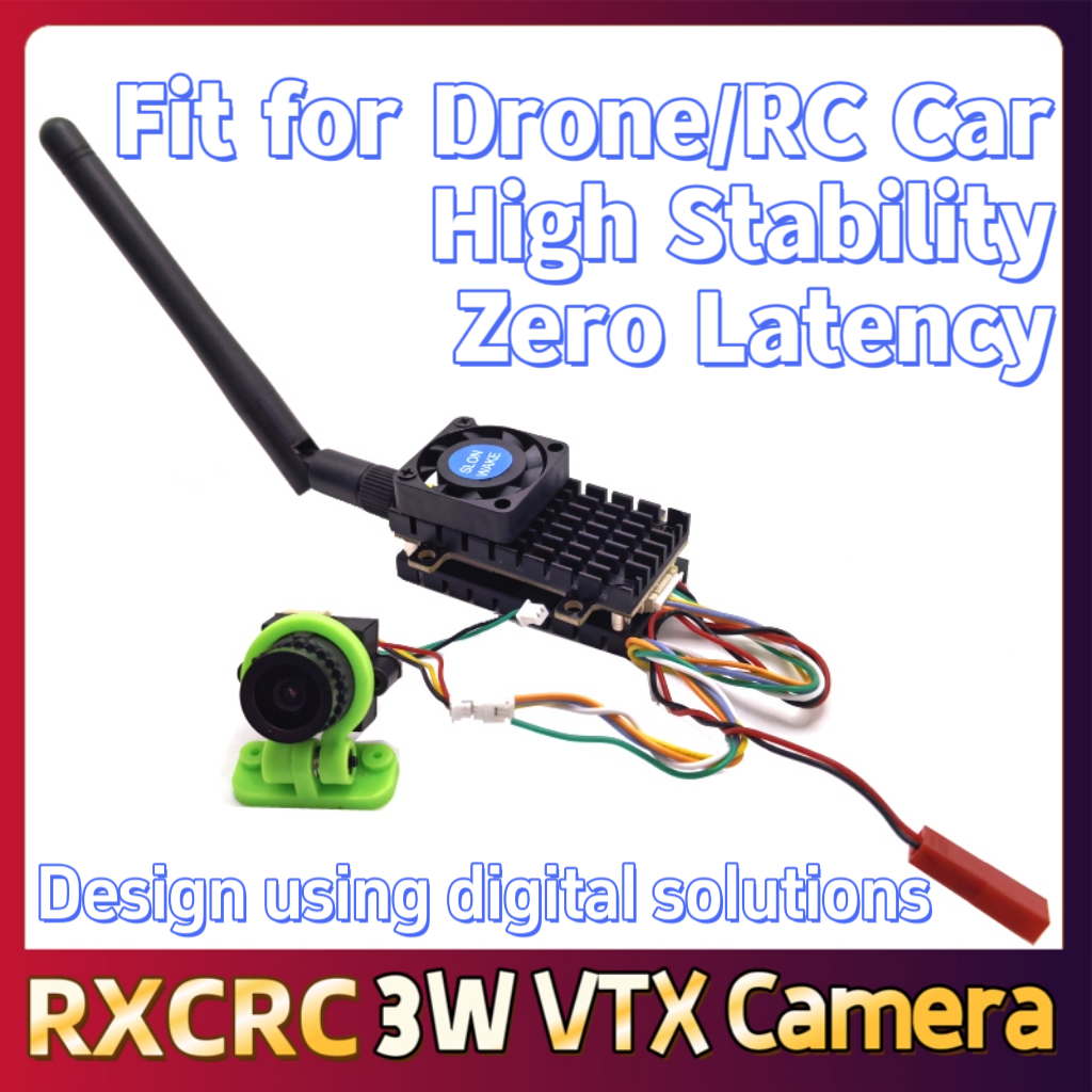 RXCRC 5.8G 3W เครื่องส่งสัญญาณ - Drone Camera Lens บทวิจารณ์และราคา