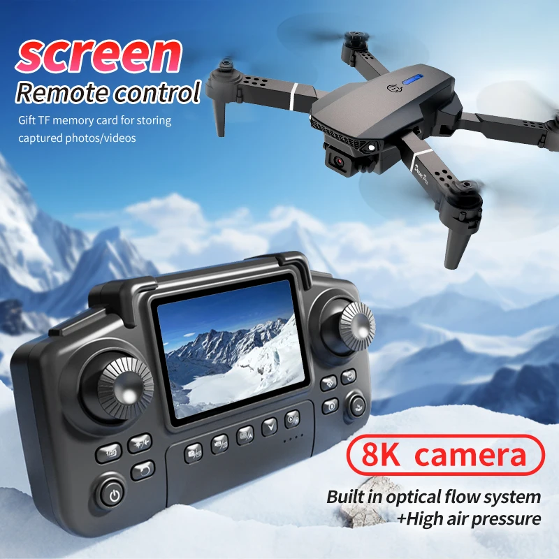 Professional E88 PRO Drone หน้ - Drone Camera Wide Angle บทวิจารณ์และราคา