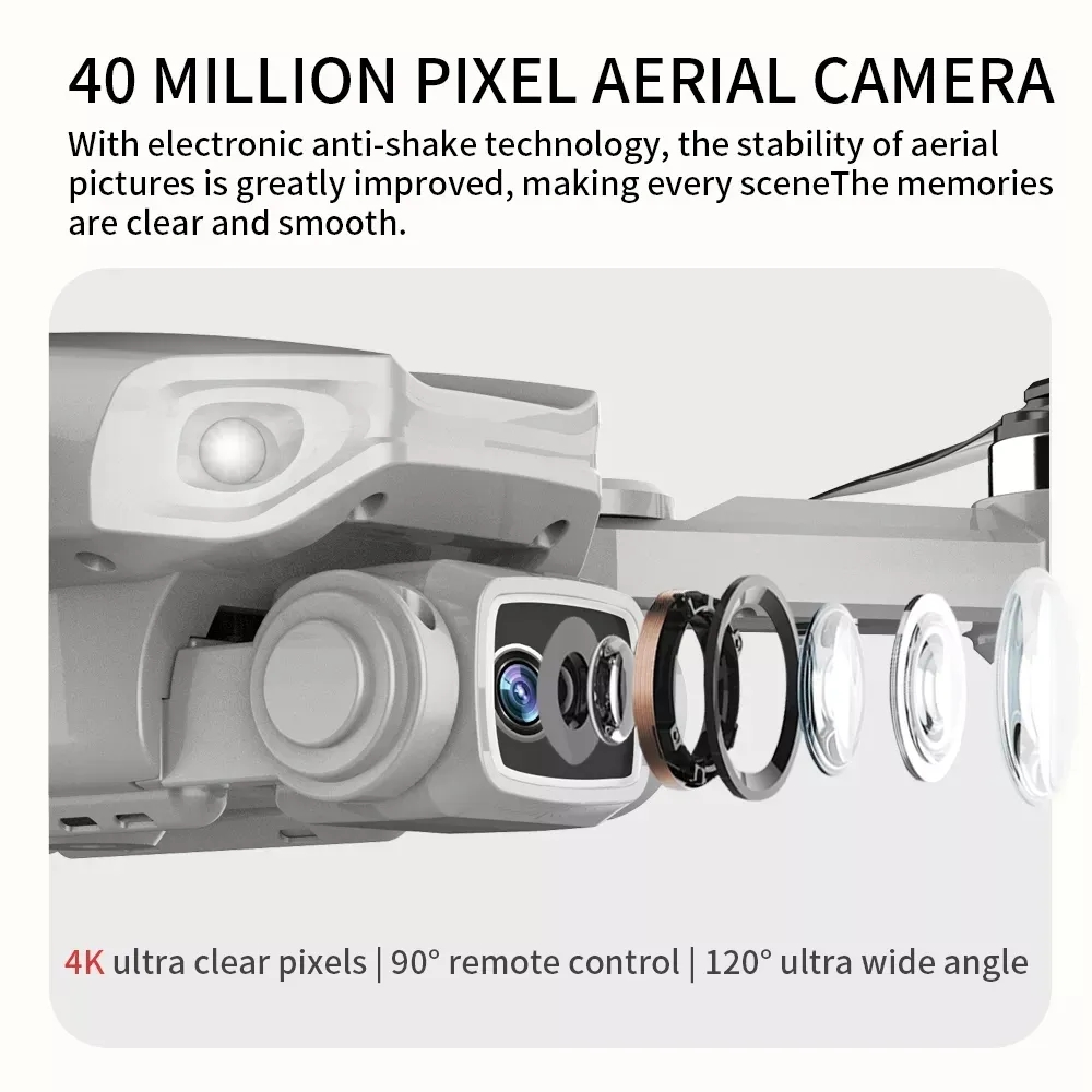 โดรน4K L900โปร GPS โดรน4K กล้อ - Drone Camera Night Vision บทวิจารณ์และราคา