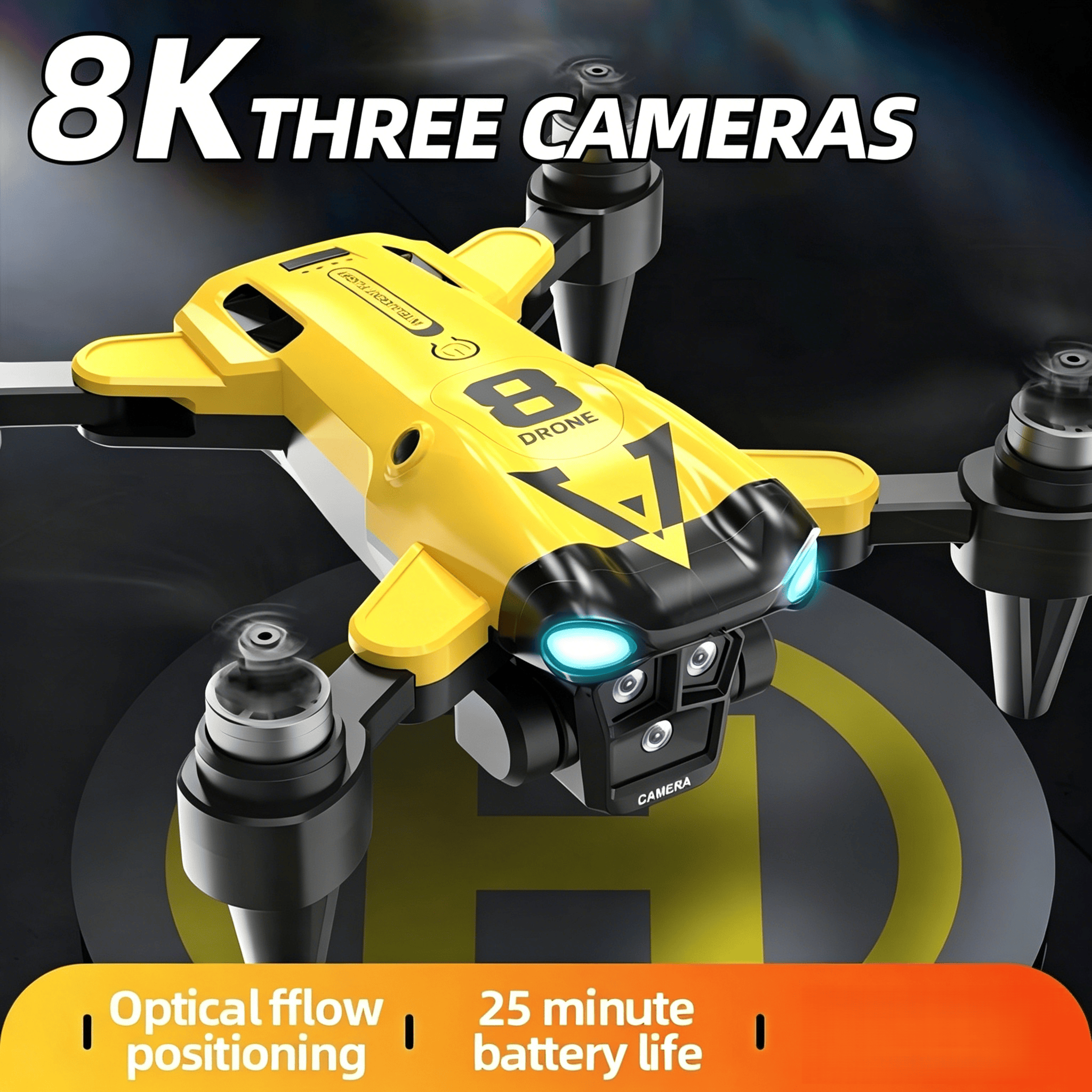 โดรนรุ่นใหม่พร้อมกล้องสามตัว,  - Drone Camera Mount บทวิจารณ์และราคา