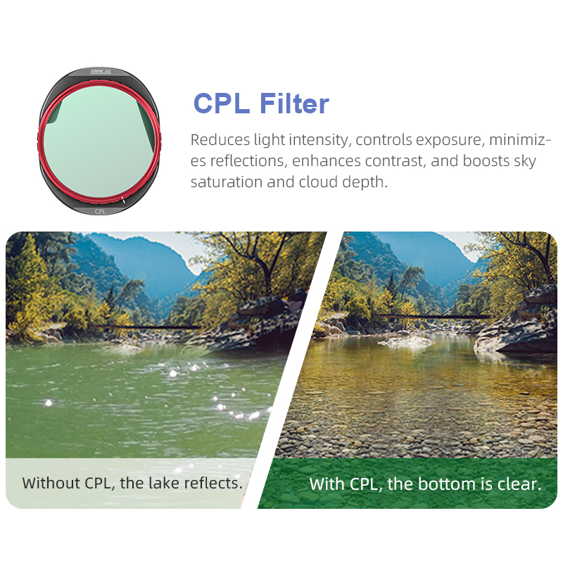 ชุดฟิลเตอร์ STARTRC CPL/ND8/32 - Drone Camera Filter บทวิจารณ์และราคา