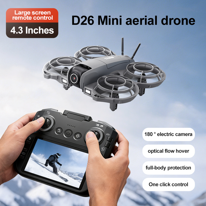 โดรน D26 4K ถ่ายภาพทางอากาศ HD - Drone Camera Night Vision บทวิจารณ์และราคา