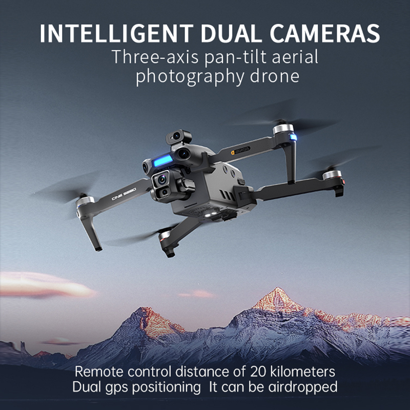 โดรนกล้องคู่ 8K รุ่นใหม่ ปี 20 - Drone Camera Night Vision บทวิจารณ์และราคา