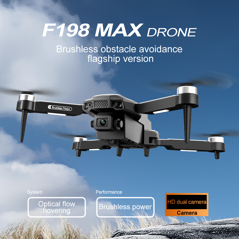 ใหม่ F198 Drone Professional D - Drone Camera Wide Angle บทวิจารณ์และราคา