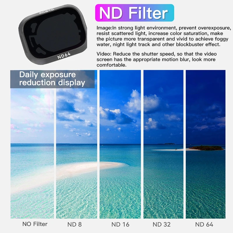 RCSTQ สำหรับ DJI Mini 3 Pro ชุ - Drone Camera Filter บทวิจารณ์และราคา