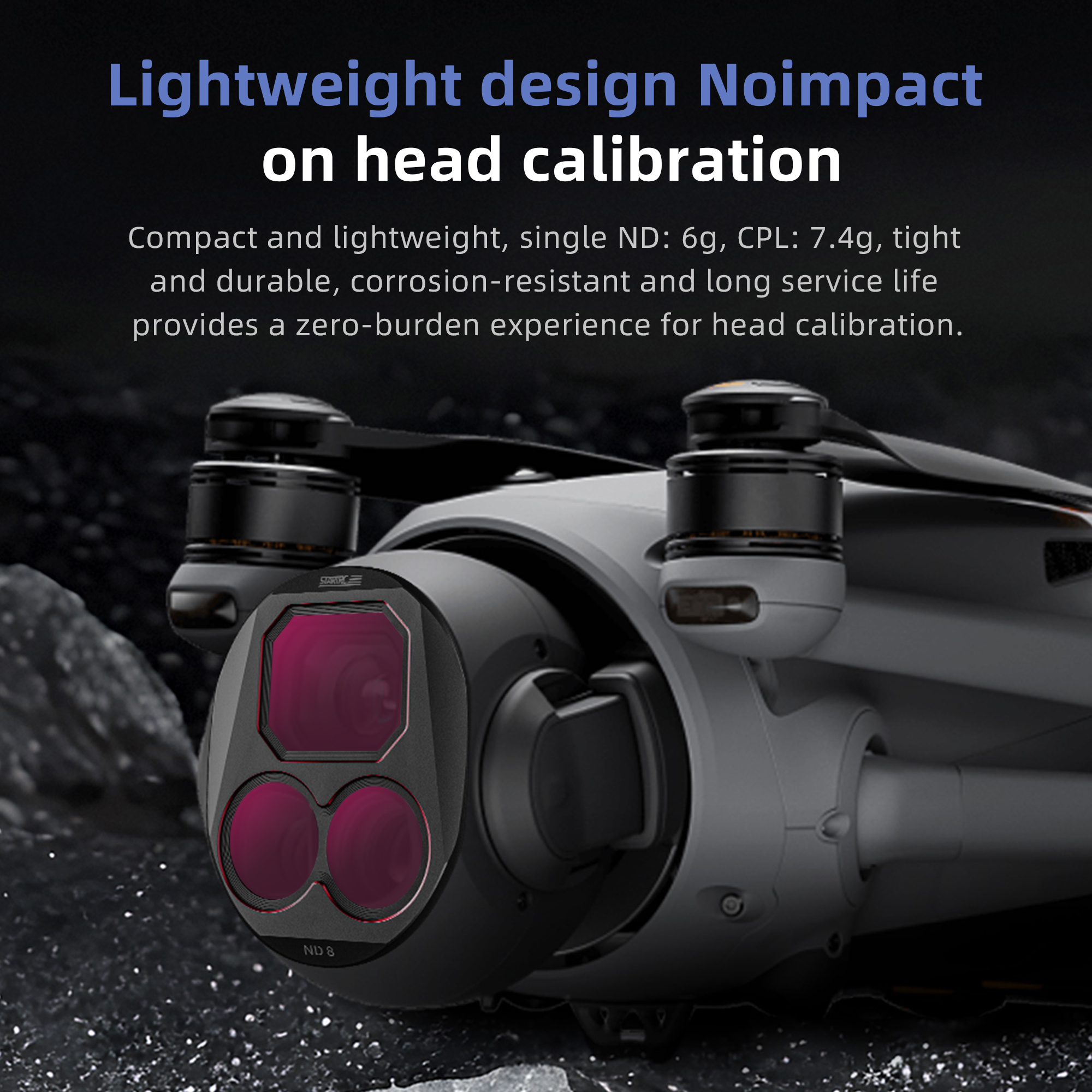 4 ชิ้น ชุดฟิลเตอร์ ND สำหรับกล - Drone Camera Waterproof บทวิจารณ์และราคา