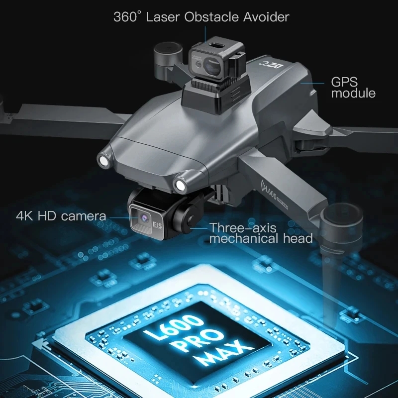 L600 PRO MAX GPS Drone Profess - Drone Camera Night Vision บทวิจารณ์และราคา