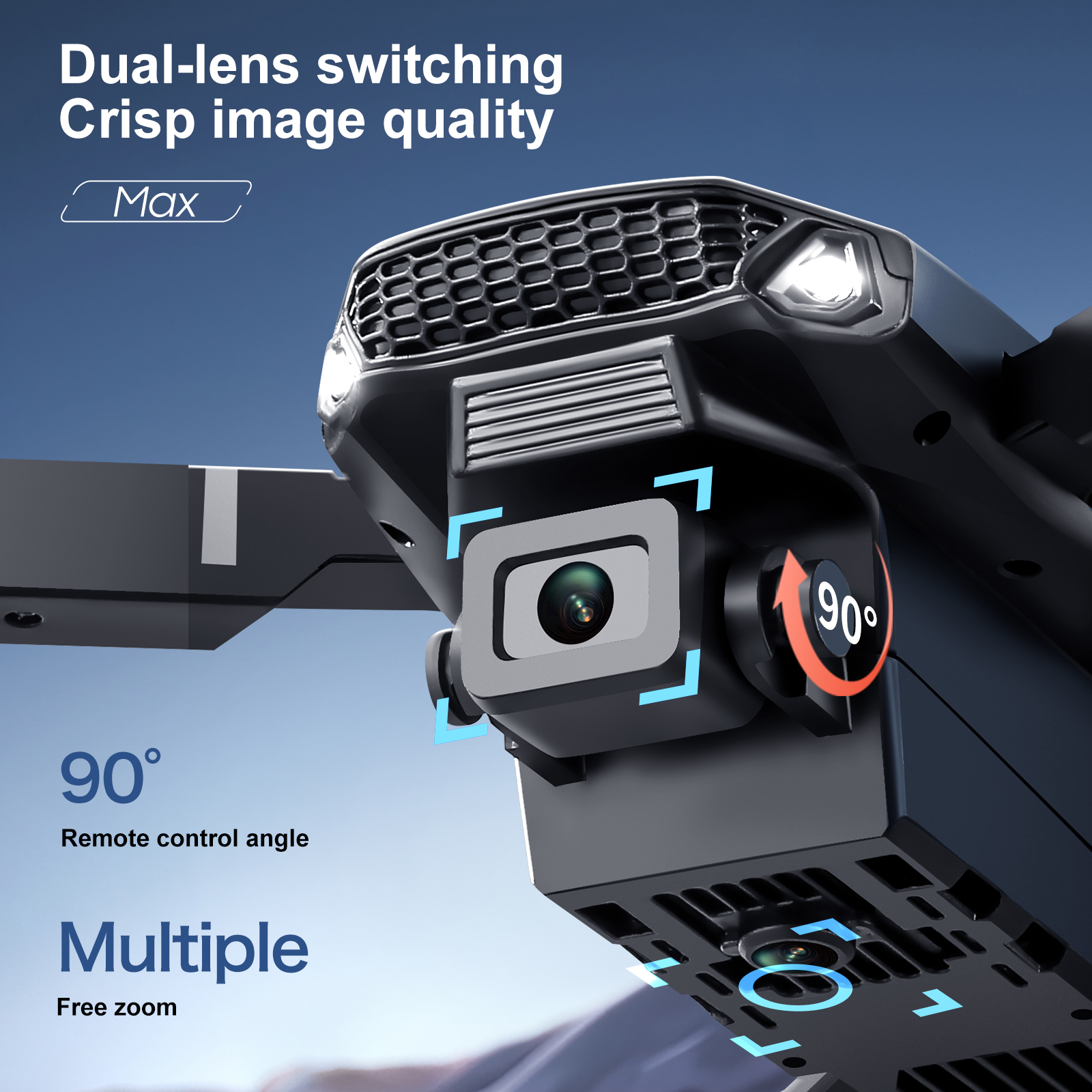 2025 ใหม่ E88 E99 อัพเกรด Dron - Drone Camera Night Vision บทวิจารณ์และราคา