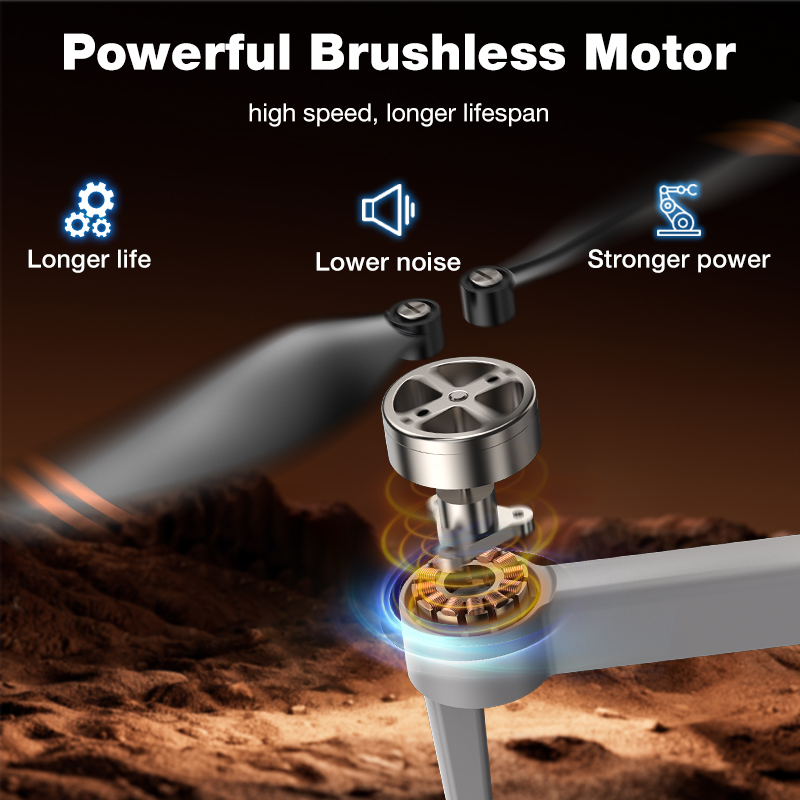 โดรนรุ่นใหม่ L017 Pro Brushles - Drone Camera Wide Angle บทวิจารณ์และราคา