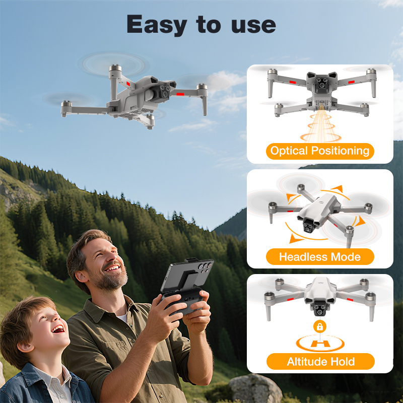 โดรนรุ่นใหม่ L017 Pro Brushles - Drone Camera Wide Angle บทวิจารณ์และราคา