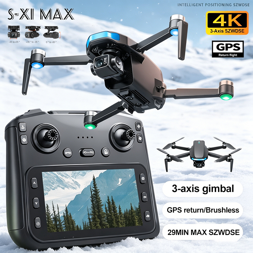 โดรนรุ่นใหม่ S-X1 MAX GPS 8K ร - Drone Camera Mount บทวิจารณ์และราคา