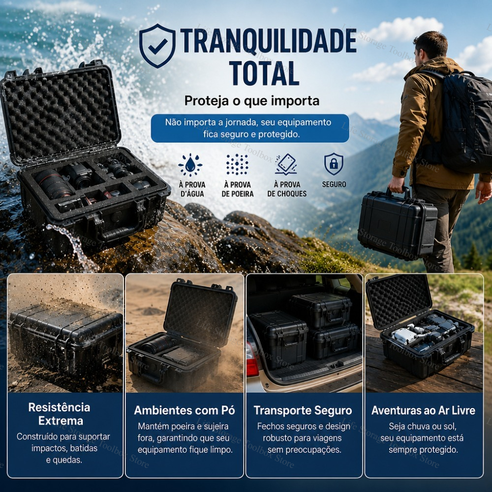 กล่องกันกระแทกแบบแข็งขนาด 250  - Drone Camera Waterproof บทวิจารณ์และราคา