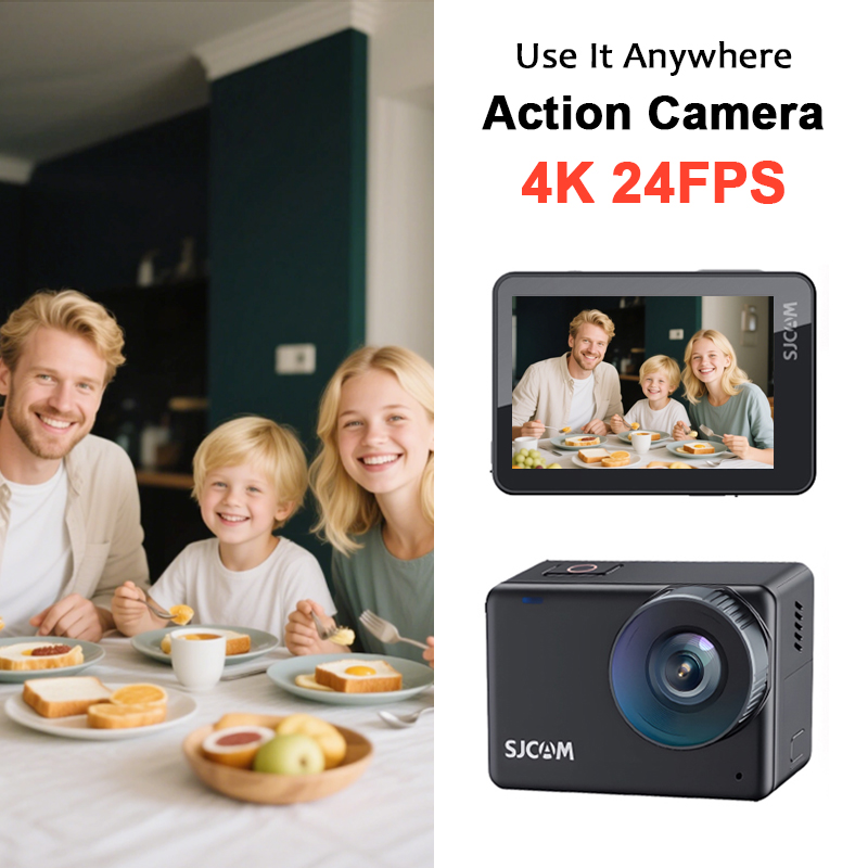 SJCAM SJ10X กล้องถ่ายภาพกันน้ํ - Drone Camera Action บทวิจารณ์และราคา