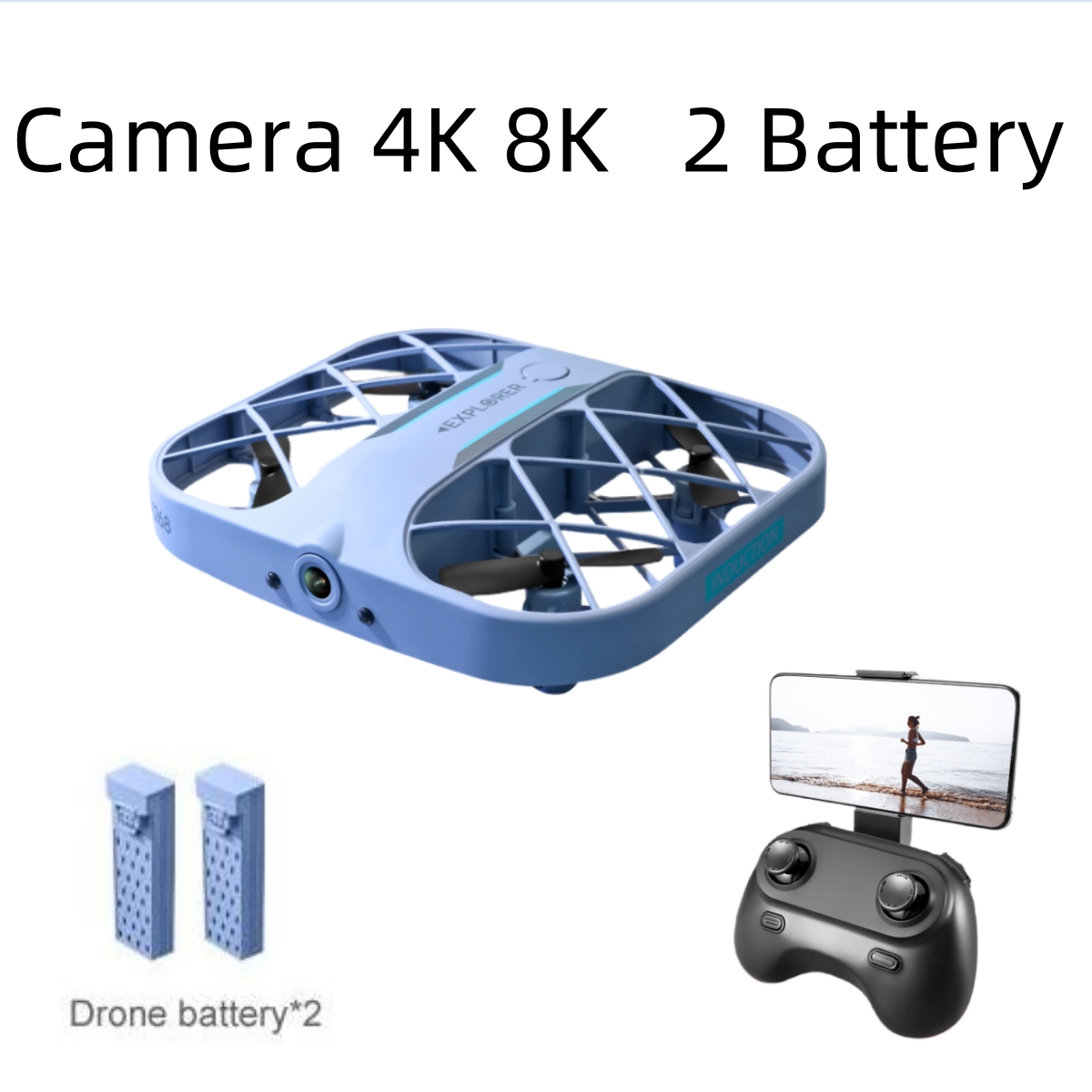 โดรน JJRC H107 FPV RC พร้อมแบต - Drone Camera Night Vision บทวิจารณ์และราคา