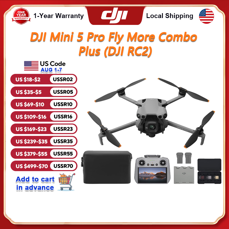 DJI Mini 5 Pro Fly More Combo  - Drone Camera Vlog บทวิจารณ์และราคา
